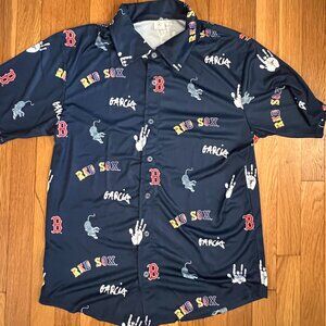2024 Red Sox Jerry Garcia Grateful Dead Button Down Shirt Adult Small